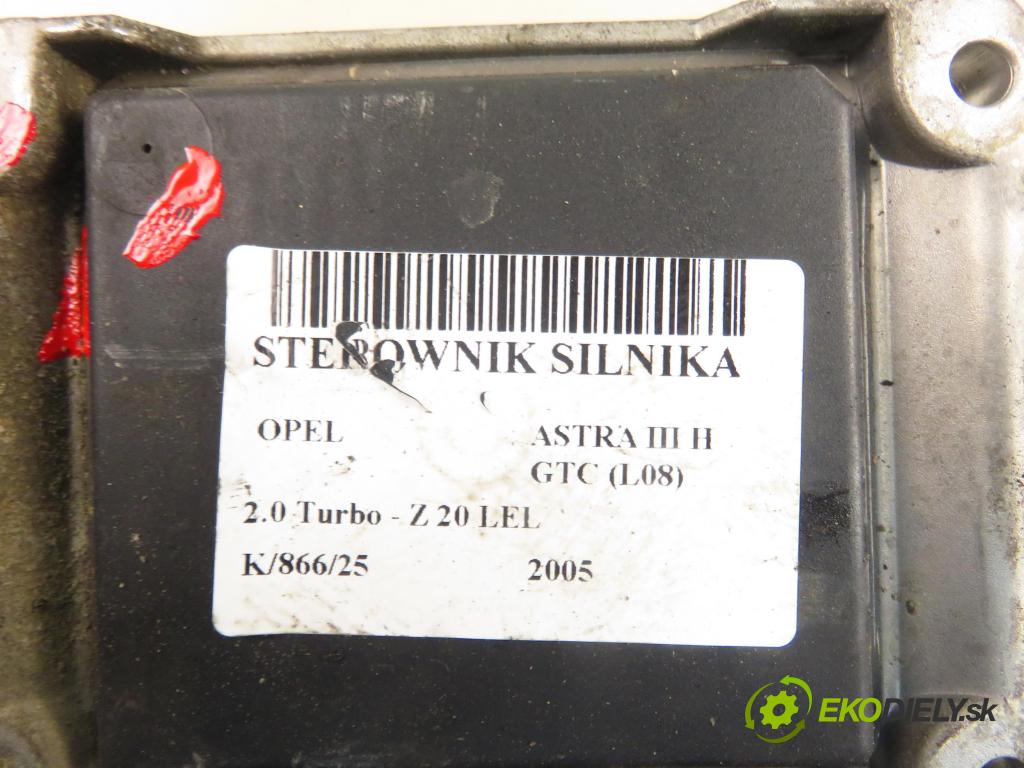OPEL ASTRA H GTC (L08) HB 2005 125,00 2.0 Turbo - Z 20 LEL 1998,00 Riadiaca jednotka Motor 55351150