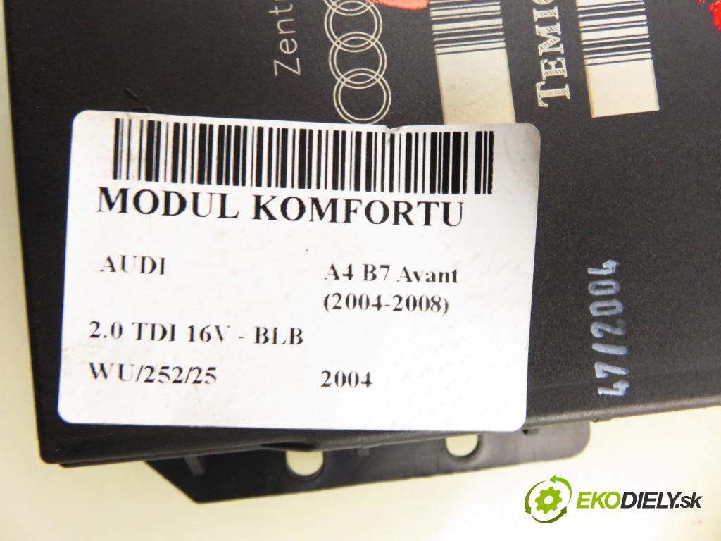 AUDI A4 Avant (8ED, B7) KOMBI 2004 103,00 2.0 TDI 16V - BLB 1968,00 MODUL komfortu 8E0959433BG