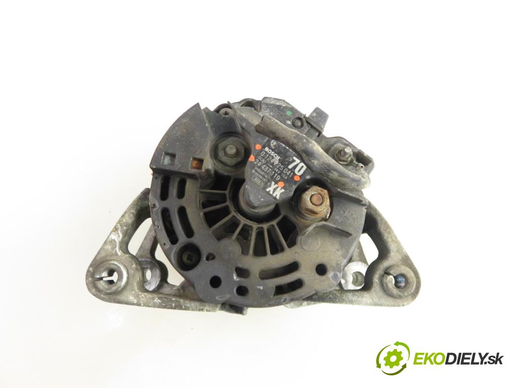 OPEL AGILA (A) (H00) HB 2003 43,00 1.0 12V - Z 10 XE 973,00 Alternátor 0124225041 ; 24437119 (Alternátor)