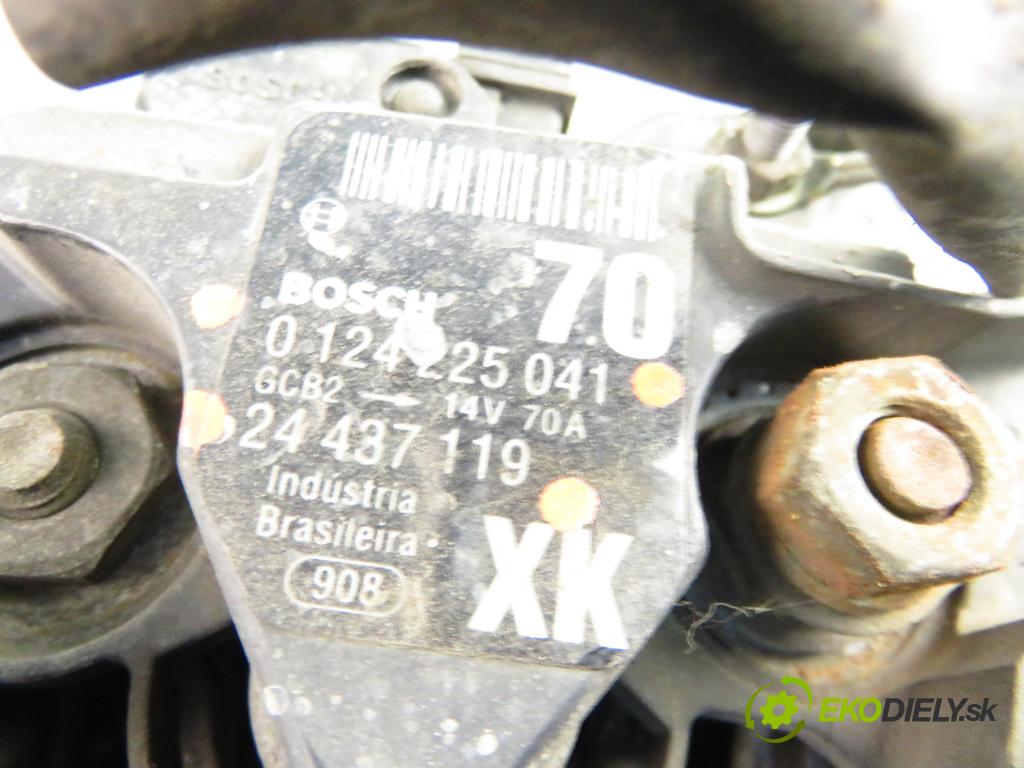OPEL AGILA (A) (H00) HB 2003 43,00 1.0 12V - Z 10 XE 973,00 Alternátor 0124225041 ; 24437119 (Alternátor)