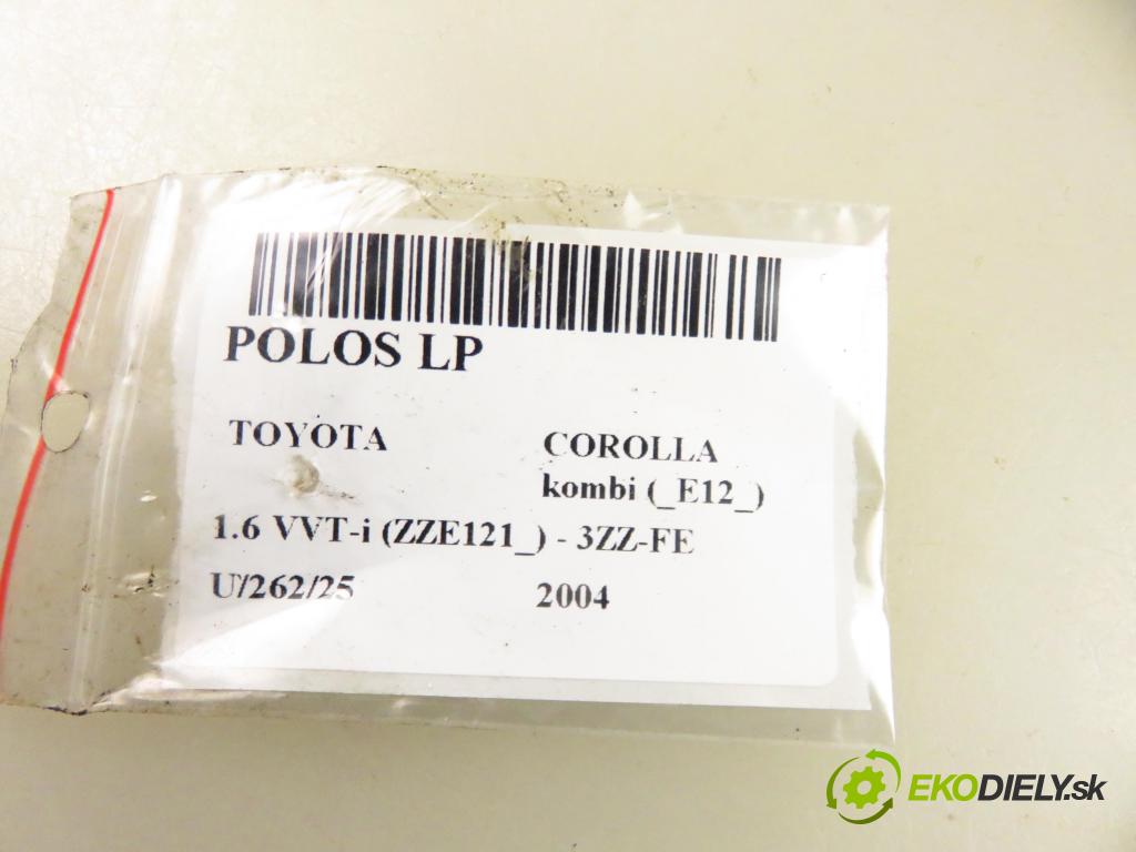 TOYOTA COROLLA kombi (_E12_) KOMBI 2004 81,00 1.6 VVT-i (ZZE121_) - 3ZZ-FE 1598,00 poloos LP 