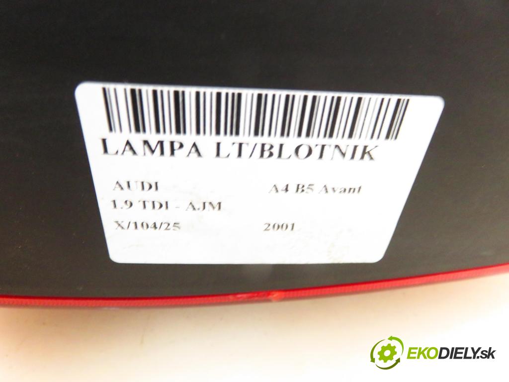 AUDI A4 Avant (8D5, B5) KOMBI 2001 85,00 1.9 TDI - AJM 1896,00 Svetlo ľavé zadné