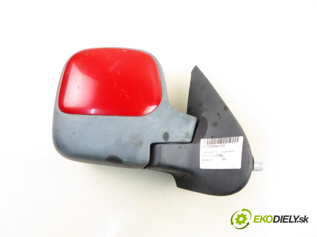 PEUGEOT PARTNER Combispace (5F) KOMBIVAN 2003 51,00 1.9 D - WJY (DW8B) 1868,00 Spätné zrkadlo