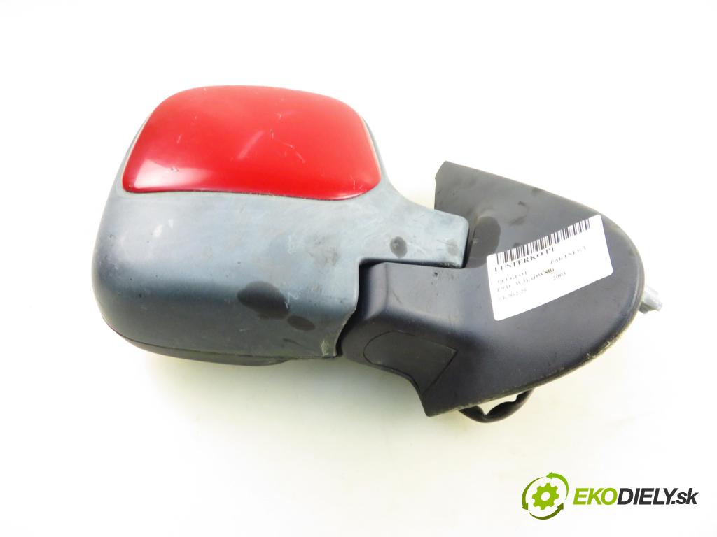 PEUGEOT PARTNER Combispace (5F) KOMBIVAN 2003 51,00 1.9 D - WJY (DW8B) 1868,00 Spätné zrkadlo