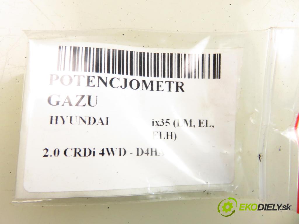 HYUNDAI ix35 (LM, EL, ELH) SUV 2011 135,00 2.0 CRDi 4WD 184 - D4HA 1995,00 Potenciometer plynu 327002S100 ; FIL0180A2S100 (Potenciometer plynového pedálu)