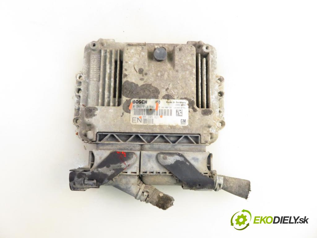 OPEL ZAFIRA B (A05) MINIVAN 2006 88,00 1.9 CDTI 8V 120 - Z 19 DT 1910,00 Riadiaca jednotka Motor 0281013593 ; 55205621