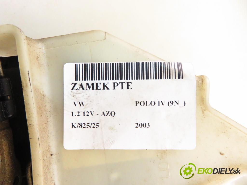 VW POLO (9N_) HB 2003 47,00 1.2 12V 64 - AZQ 1198,00 zámok PTE 
