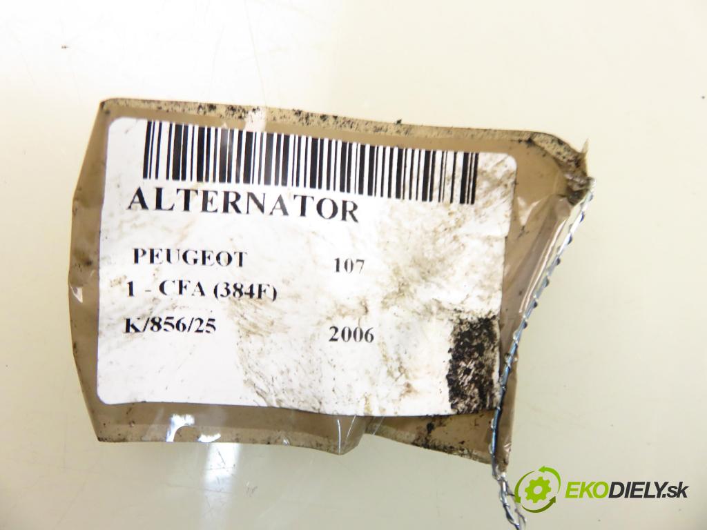 PEUGEOT 107 (PM_, PN_) HB 2006 50,00 1.0 68 - CFA (1KR) 998,00 Alternátor 270600Q010 (Alternátory)