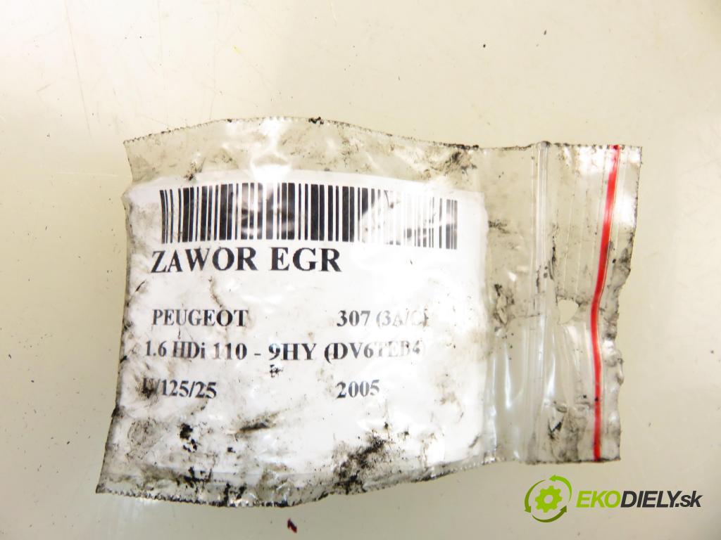PEUGEOT 307 (3A/C) HB 2005 80,00 1.6 HDi 110 1560,00 VENTIL EGR 