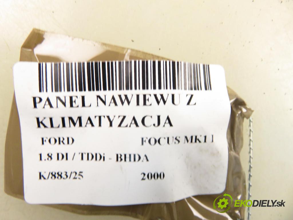 FORD FOCUS (DAW, DBW) HB 2000 55,00 1.8 DI / TDDi - BHDA 1753,00 Panel kúrenia KLIMATIZACE: 98AB18C419AF
