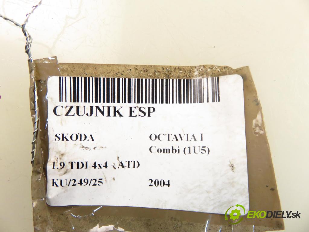 SKODA OCTAVIA I Combi (1U5) KOMBI 2004 74,00 1.9 TDI 4x4 - ATD 1896,00 snímač ESP 1J1907638D ; 10098004832 ; 1J0907652A