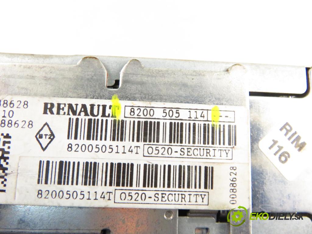 RENAULT MEGANE II Kombi (KM0/1_) KOMBI 2006 96,00 1.9 dCi - 131  F9Q 804  1870,00 RADIO CD 8200505114