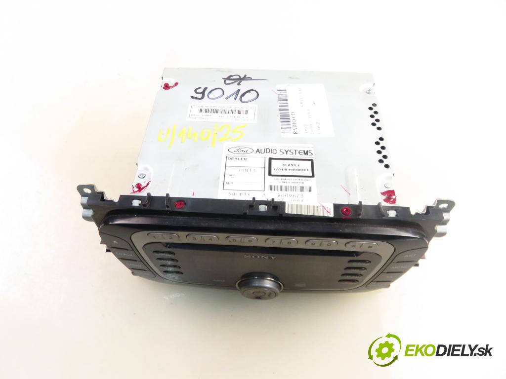 FORD S-MAX (WA6) MINIVAN 2009 85,00 2.0 TDCi - TYWA 1997,00 RADIO CD 7S7T18C939CA