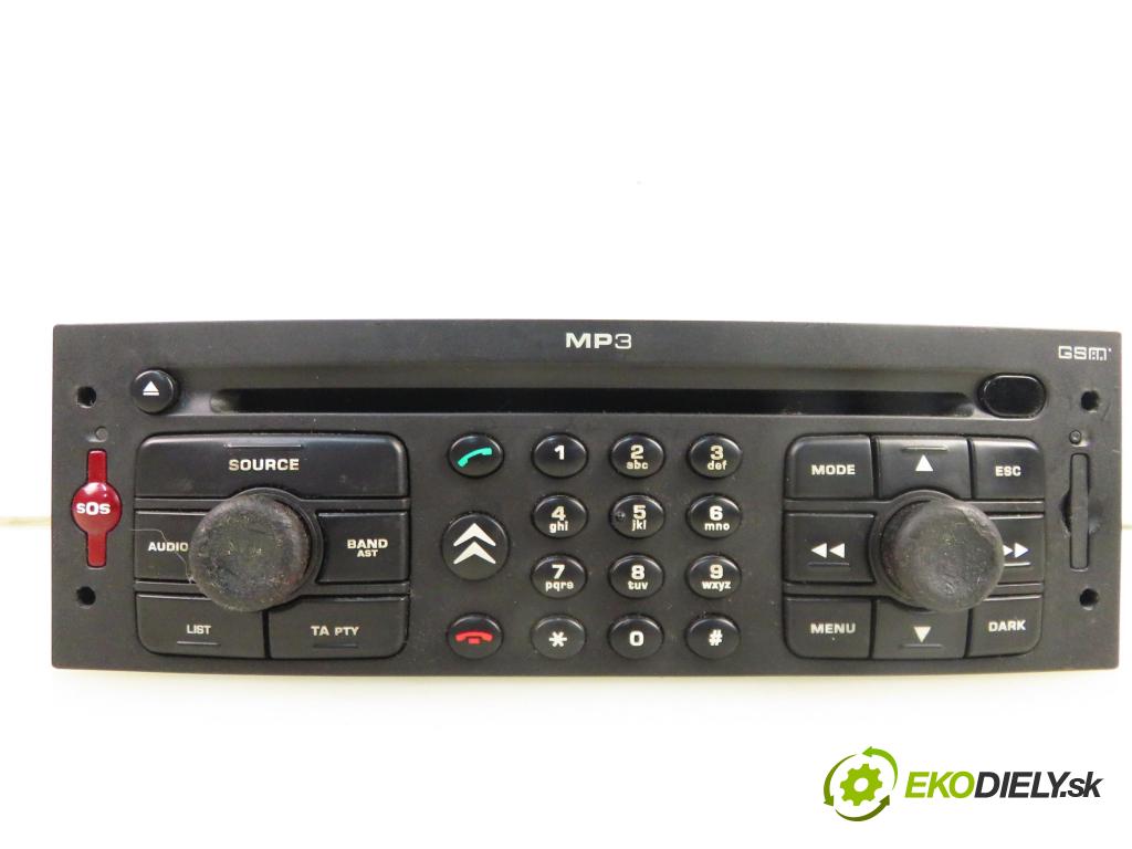 CITROEN C4 Grand Picasso I (UA_) MINIVAN 2007 80,00 1.6 HDi - 9HZ (DV6TED4) 1560,00 RADIO CD 96629712XT