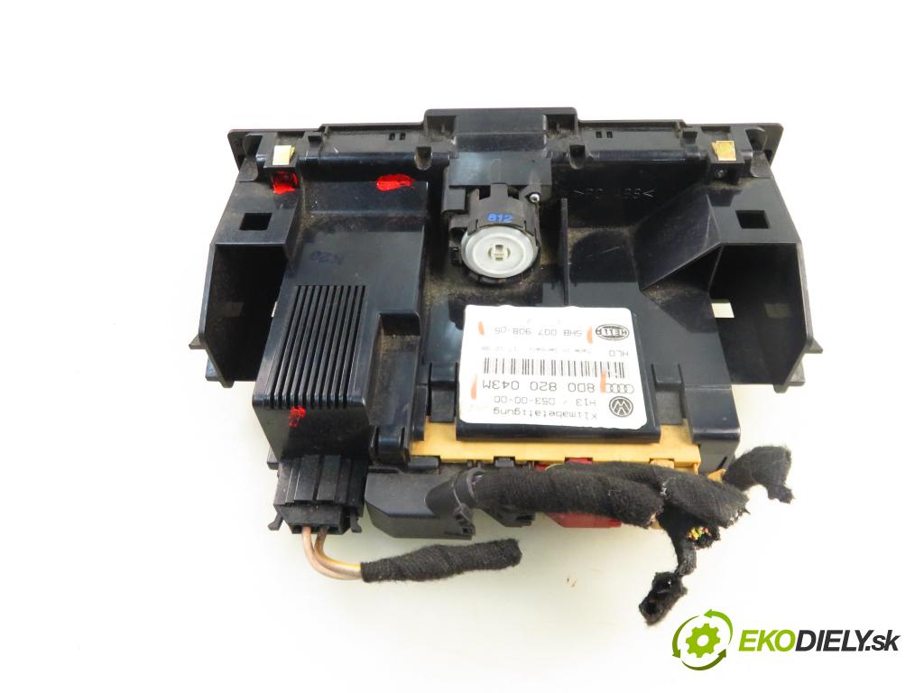 AUDI A4 (8D2, B5) SEDAN 1998 110,00 1.8 T - APU 1781,00 Panel kúrenia KLIMATRONIK 8D0820043M ; 5HB00790805