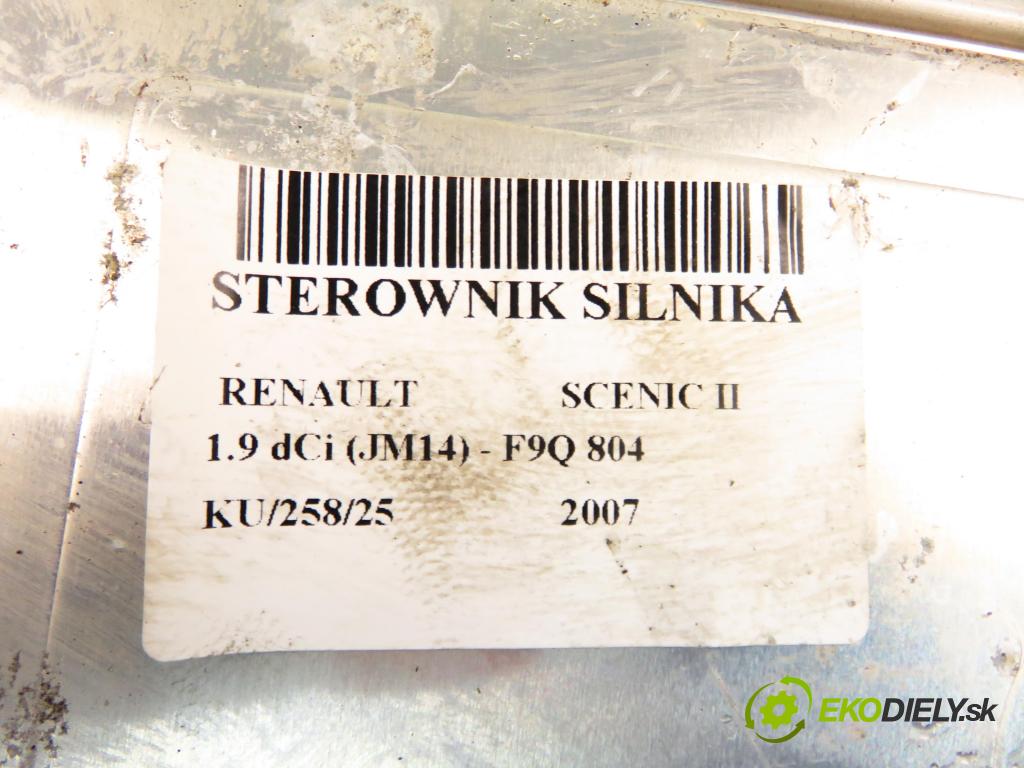RENAULT SCENIC II (JM0/1_) MINIVAN 2007 0,00 1.9 dCi (JM14) - F9Q 804 1870,00 Riadiaca jednotka Motor 0281013366 ; 8200601334 ; 8200631560