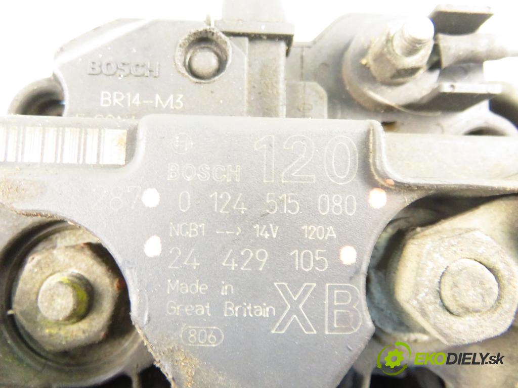 OPEL VECTRA C (Z02) SEDAN 2002 74,00 2.0 DTI 16V 101 - Y 20 DTH 1995,00 Alternátor 0124515080 ; 24429105 (Alternátor)