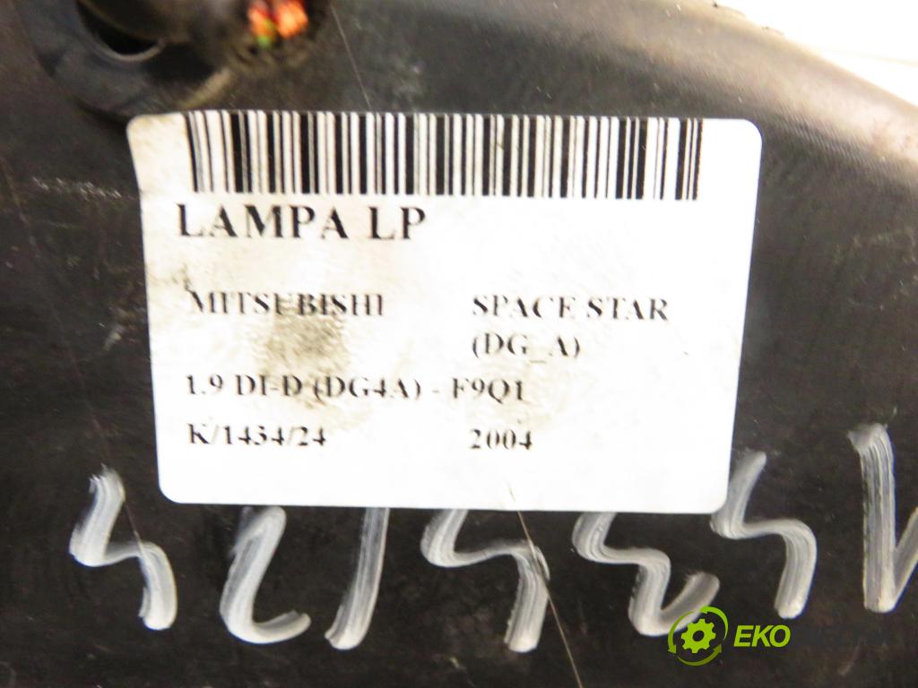 MITSUBISHI SPACE STAR nadwozie wielkoprzestrzenne (MPV) (DG_A) MINIVAN 2004 75,00 1.9 DI-D 102 - F9Q1 1870,00 Svetlo LP MR913169