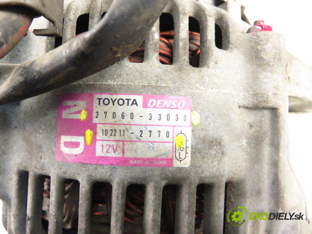 TOYOTA YARIS (_P1_) HB 2004 55,00 1.4 D-4D (NLP10_) - 1ND-TV 1364,00 Alternátor 2706033030 ; 1022112770 (Alternátor)