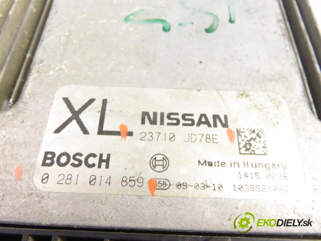 NISSAN QASHQAI / QASHQAI +2 I (J10, JJ10) SUV 2009 110,00 2.0 dCi AWD 150 - M1D M9R 1994,00 Riadiaca jednotka Motor 23710JD78E