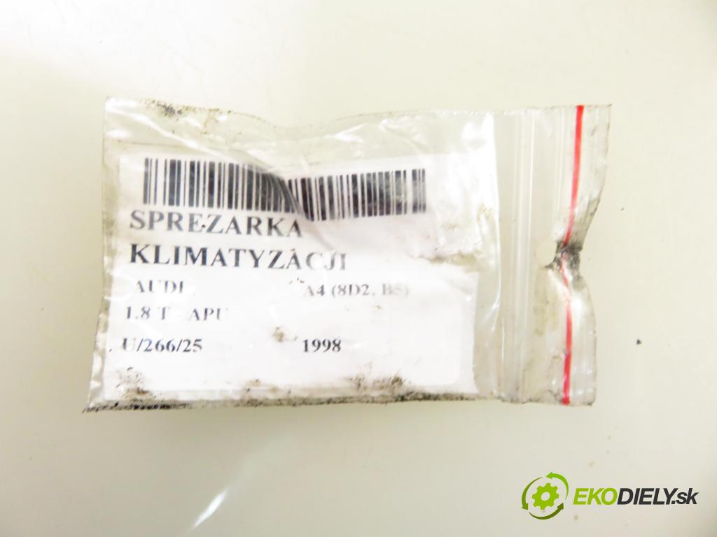 AUDI A4 (8D2, B5) SEDAN 1998 110,00 1.8 T - APU 1781,00 KOMPRESOR: klimatizácie 5062310501 ; 8D0260805D (Kompresor klimatizácie)