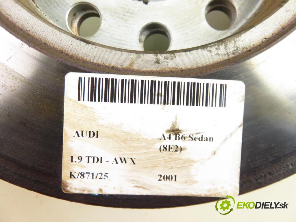 AUDI A4 (8E2, B6) SEDAN 2001 96,00 1.9 TDI PD 130 - AWX 1896,00 Lamela kotúč brzdová zadné 
