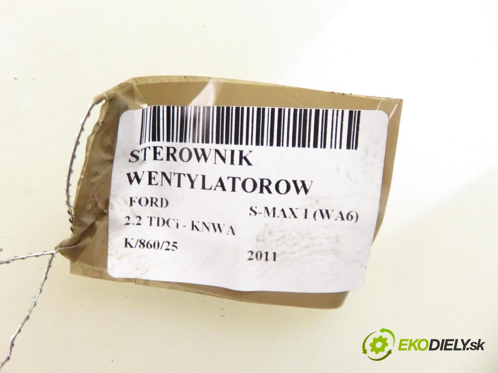 FORD S-MAX (WA6) MINIVAN 2011 147,00 2.2 TDCi - KNWA 2179,00 řídící jednotka VENTILÁTORY 940004302