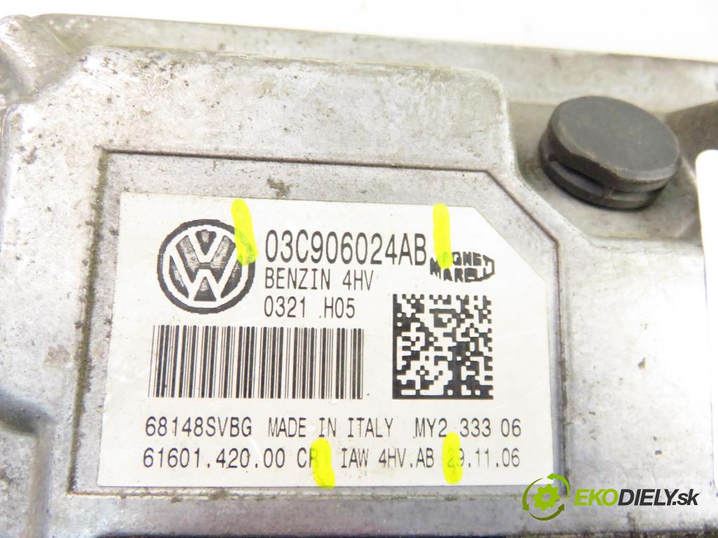 SKODA FABIA I Combi (6Y5) KOMBI 2007 59,00 1.4 16V - BUD 1390,00 Riadiaca jednotka Motor 03C906024AB ; IAW4HVAB