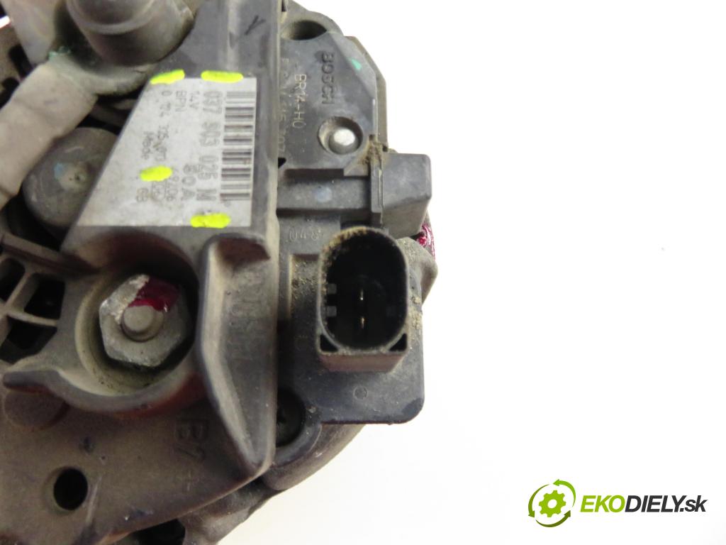 SKODA FABIA I Combi (6Y5) KOMBI 2007 59,00 1.4 16V - BUD 1390,00 Alternátor 037903025M ; 0124325013 (Alternátor)