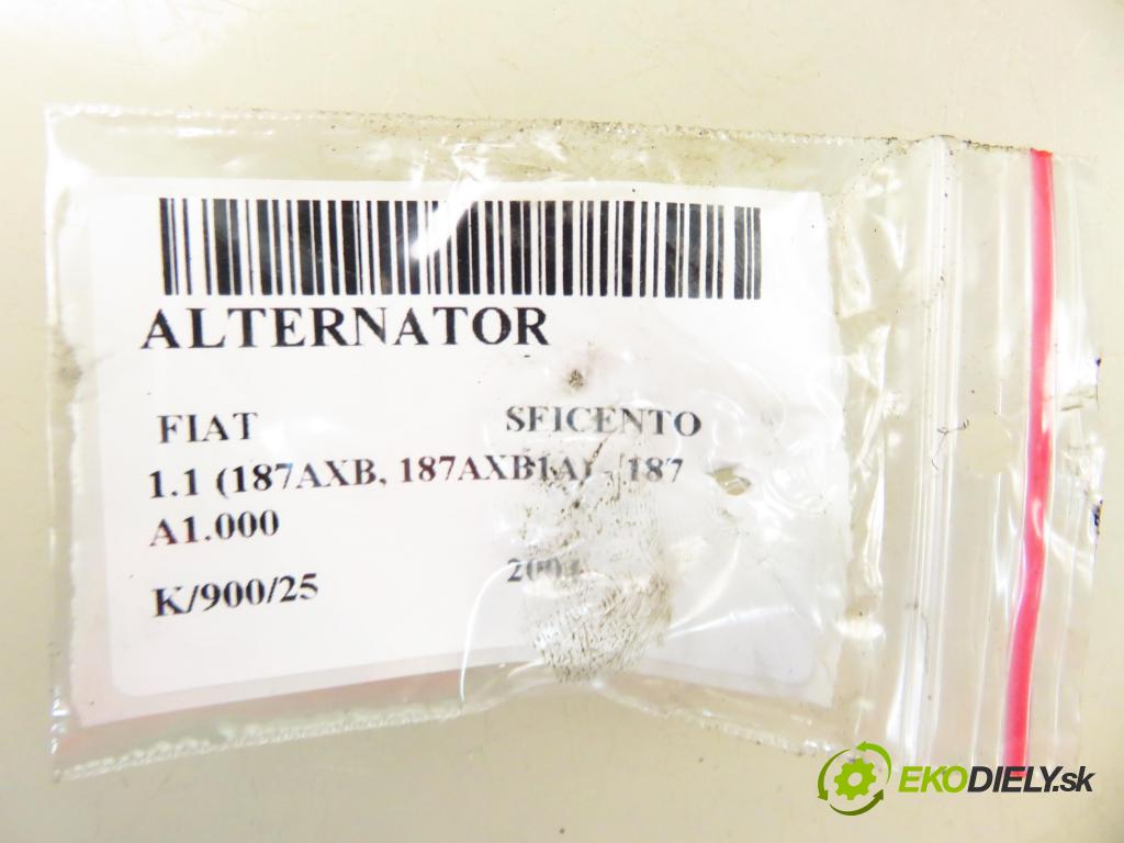 FIAT SEICENTO / 600 (187_) HB 2004 40,00 1.1 54 - 187 A1.000 1108,00 Alternátor A4003PR (Alternátor)