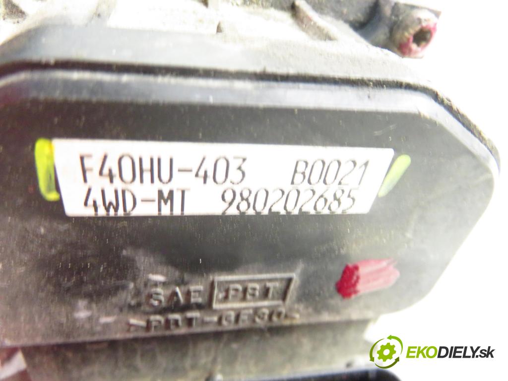 SUBARU FORESTER (SF_) CROSSOVER 1998 90,00 2.0 SOHC AWD 122 - EJ202 1994,00 pumpa ABS 27531AC040 ; F40HU403 ; F40HU403B0021 (Pumpy brzdové)