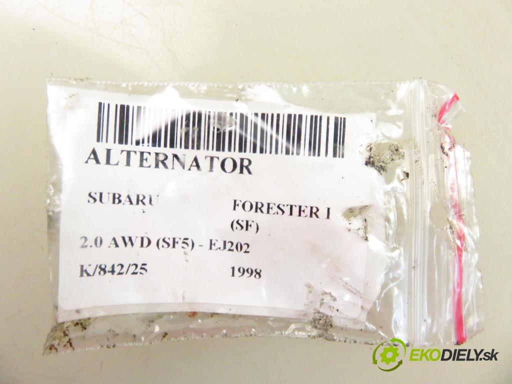 SUBARU FORESTER (SF_) CROSSOVER 1998 90,00 2.0 SOHC AWD 122 - EJ202 1994,00 Alternátor A2TA7591 ; 23700AA280 (Alternátor)