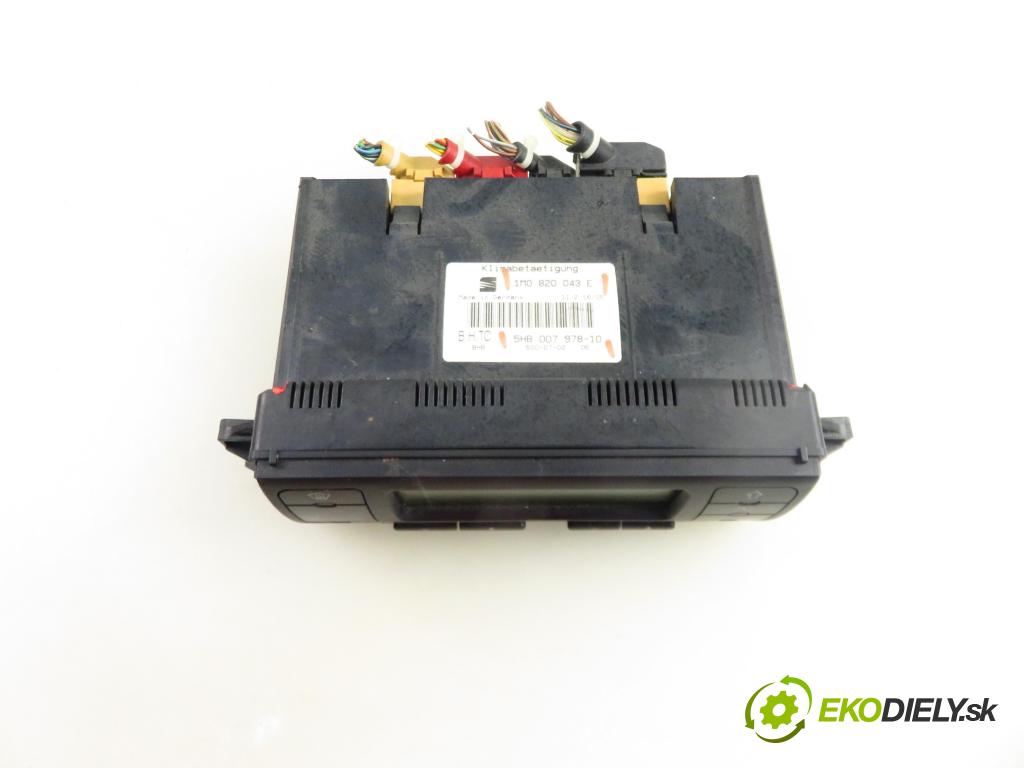 SEAT LEON (1M1) HB 2005 77,00 1.6 16 V - BCB 1598,00 Panel kúrenia KLIMATRONIK 1M0820043E ; 5HB00797810