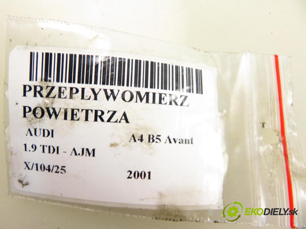 AUDI A4 Avant (8D5, B5) KOMBI 2001 85,00 1.9 TDI - AJM 1896,00 váha vzduchu vzduchu F00C2G2027