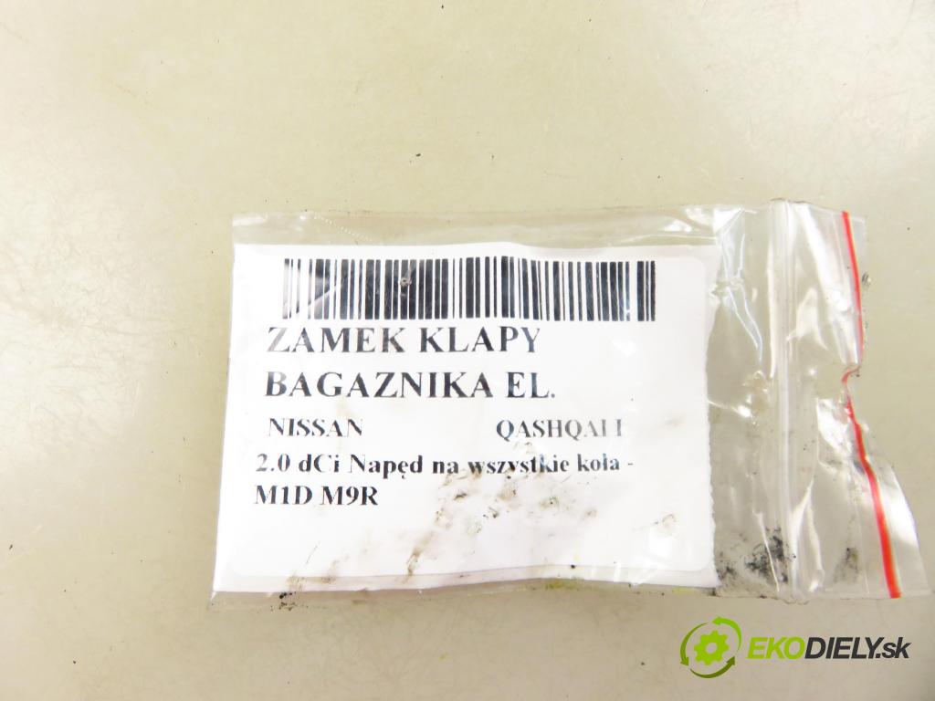 NISSAN QASHQAI / QASHQAI +2 I (J10, JJ10) SUV 2009 110,00 2.0 dCi AWD 150 - M1D M9R 1994,00 zámok dverí kufor EL. 90502EY10A