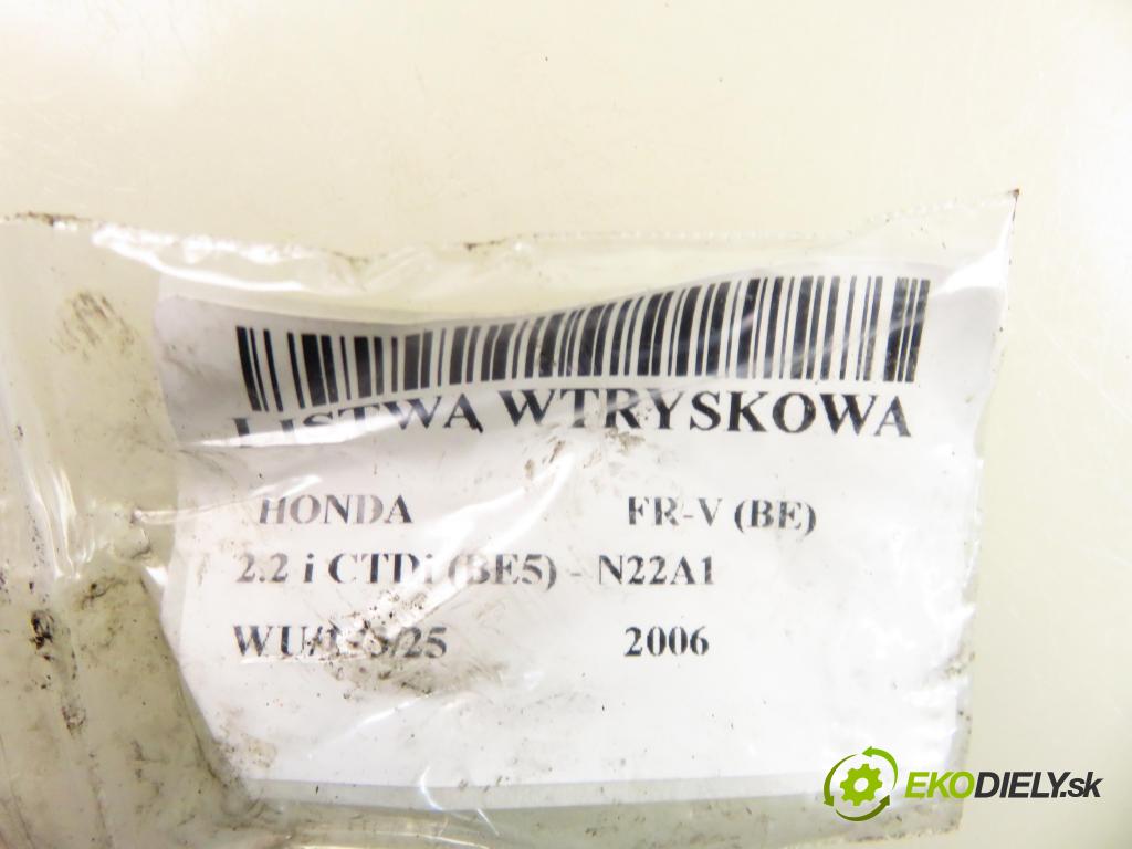 HONDA FR-V (BE) MINIVAN 2006 103,00 2.2 i CTDi 140 - N22A1 2204,00 lišta vstřikovací 16610RBDE01 ; 0445214051 ; 0281002534 (Vstřikovací lišty)