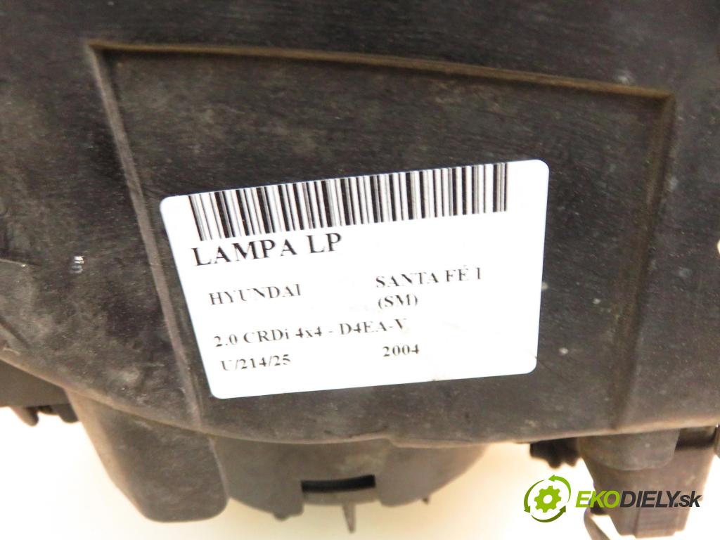 HYUNDAI SANTA FÉ I (SM) SUV 2004 92,00 2.0 CRDi 4x4 - D4EA-V 1991,00 Svetlo LP 