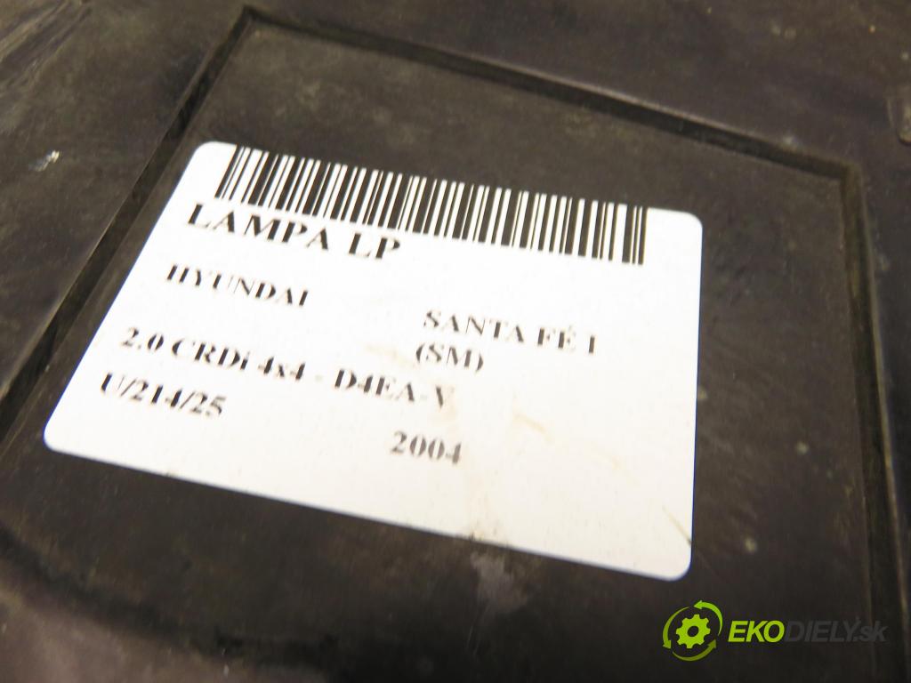 HYUNDAI SANTA FÉ I (SM) SUV 2004 92,00 2.0 CRDi 4x4 - D4EA-V 1991,00 Svetlo LP