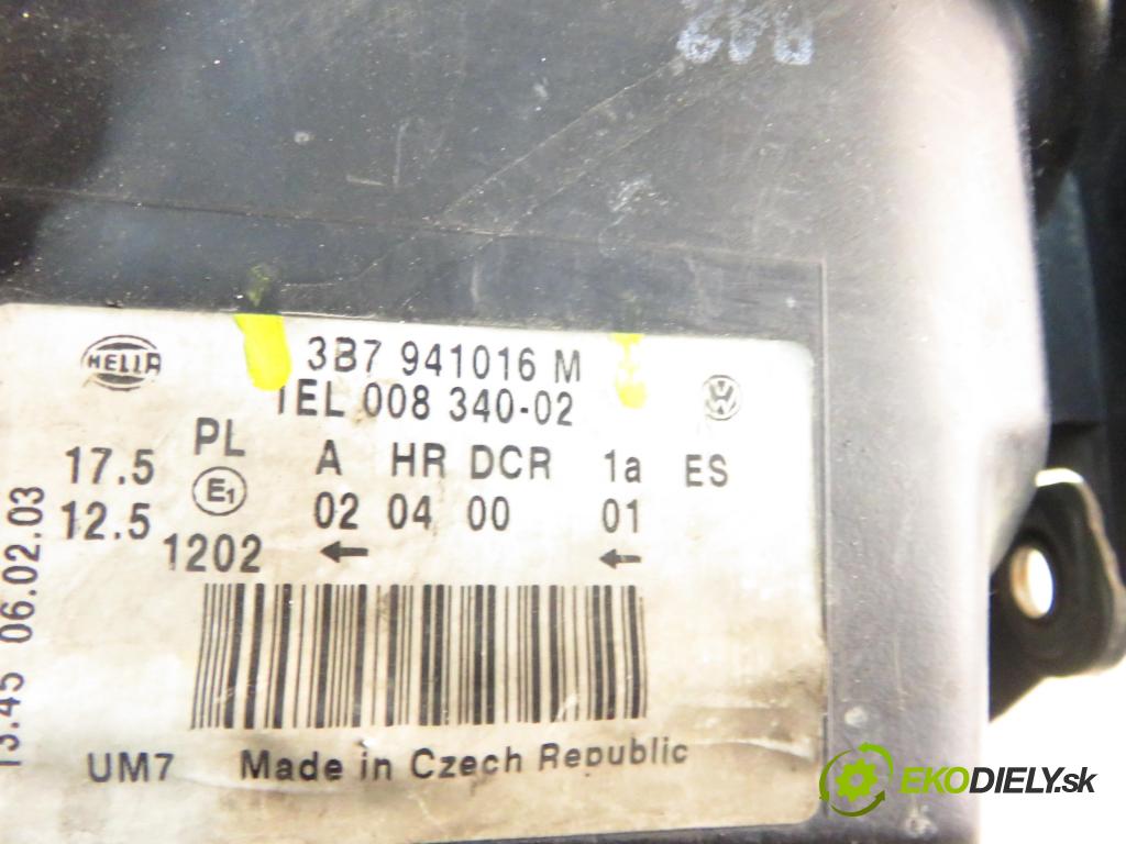 VW PASSAT B5.5 Variant (3B6) KOMBI 2003 96,00 1.9 TDI PD 130 - AVF 1896,00 Svetlo PP 3B7941016M