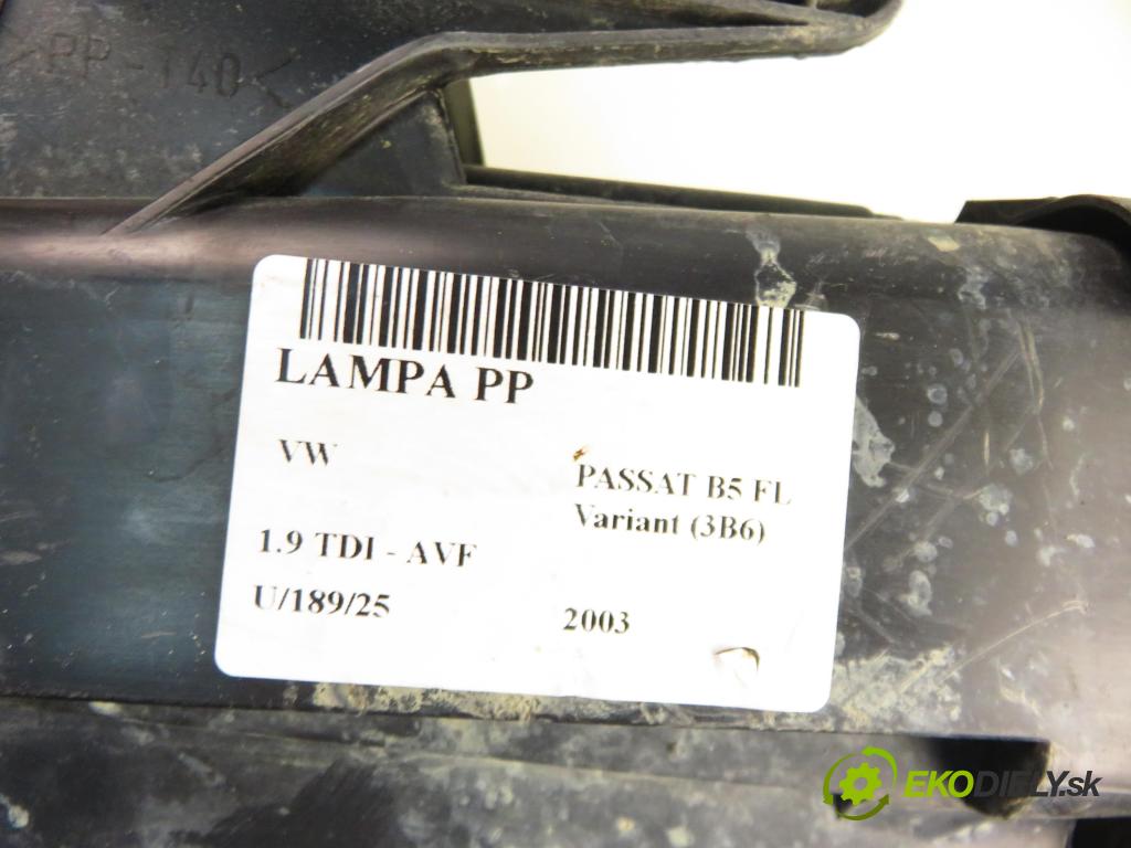 VW PASSAT B5.5 Variant (3B6) KOMBI 2003 96,00 1.9 TDI PD 130 - AVF 1896,00 Svetlo PP 3B7941016M
