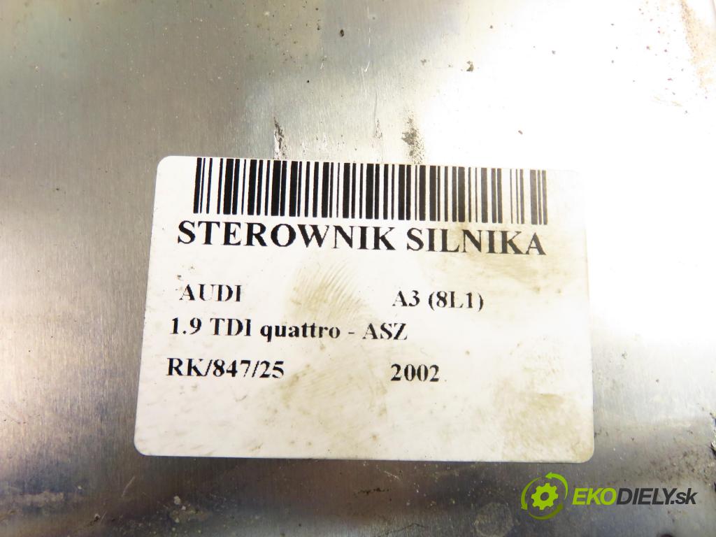 AUDI A3 (8L1) HB 2002 96,00 1.9 TDI quattro - ASZ 1896,00 Riadiaca jednotka Motor 0281010981 ; 038906019FT