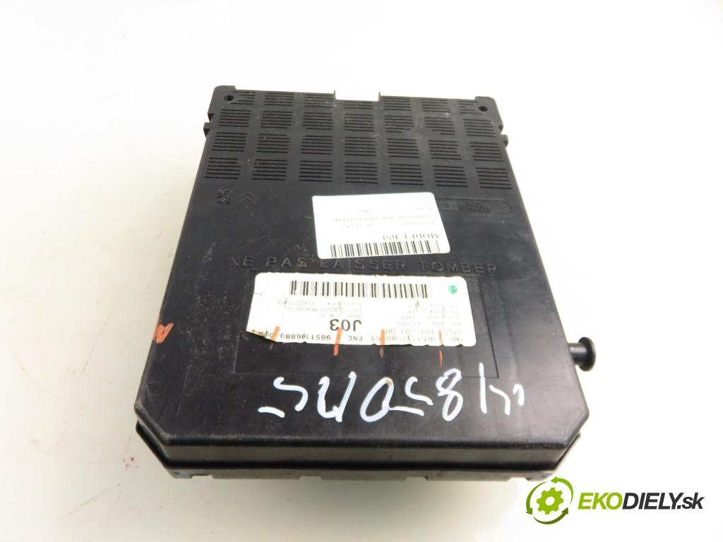 PEUGEOT 307 (3A/C) HB 2003 79,00 2.0 HDi 110 - RHS 1997,00 MODUL BSI 9651196880 ; 9651197580
