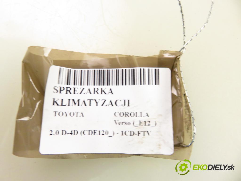 TOYOTA COROLLA Verso (_E12_) MINIVAN 2003 66,00 2.0 D-4D (CDE120_) - 1CD-FTV 1995,00 KOMPRESOR: klimatizácie 2473002190 (Kompresor klimatizácie)