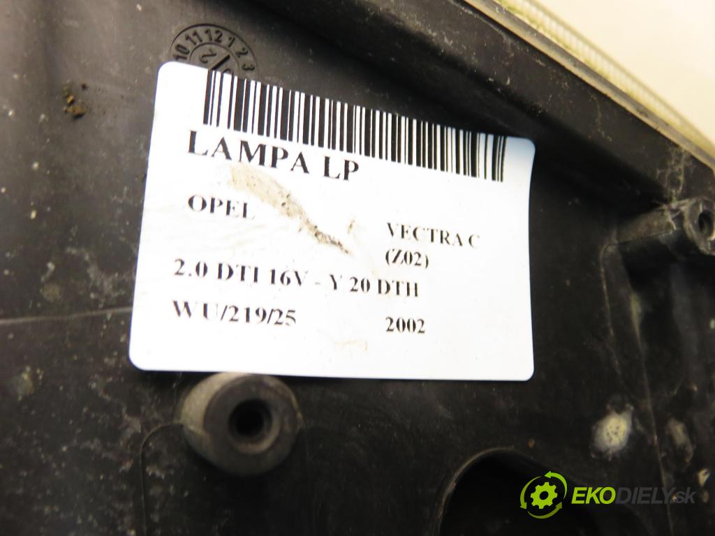 OPEL VECTRA C (Z02) SEDAN 2002 74,00 2.0 DTI 16V 101 - Y 20 DTH 1995,00 Svetlo LP