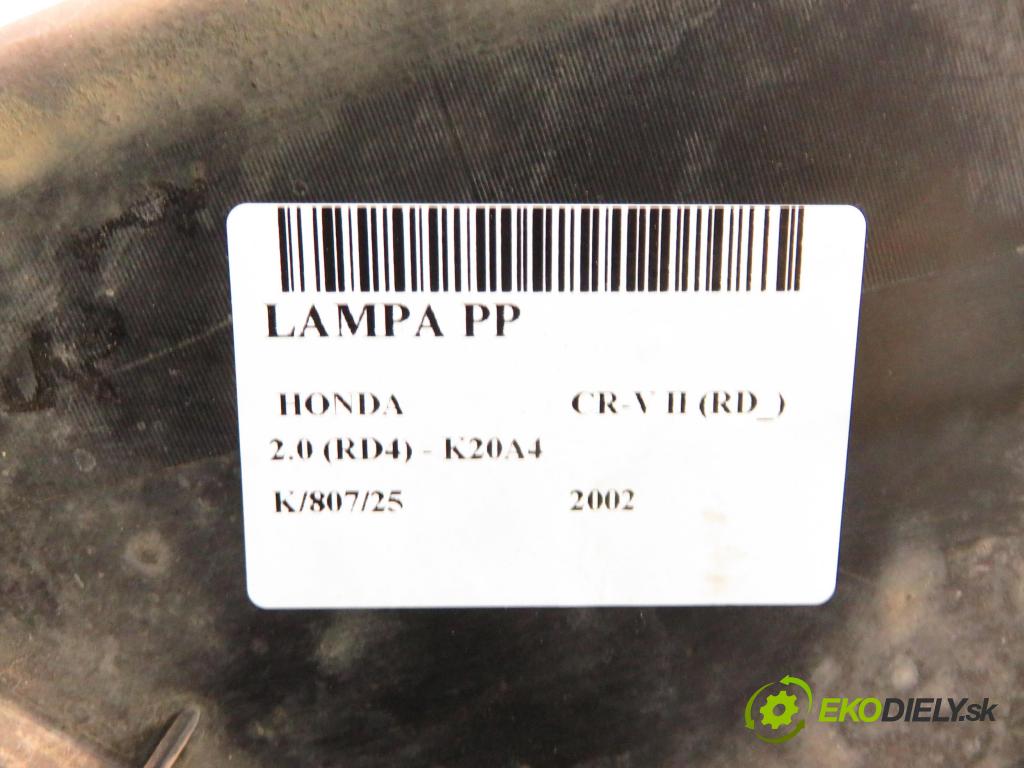 HONDA CR-V II (RD_) SUV 2002 110,00 2.0 (RD4) - K20A4 1998,00 Svetlo PP 33100SCAG010M1