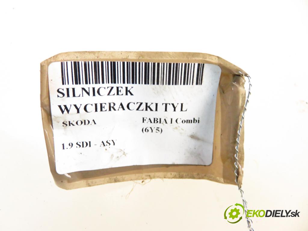 SKODA FABIA I Combi (6Y5) KOMBI 2005 47,00 1.9 SDI 64 - ASY 1896,00 motorek stěrače ZADNÍ: 6Y9955711A