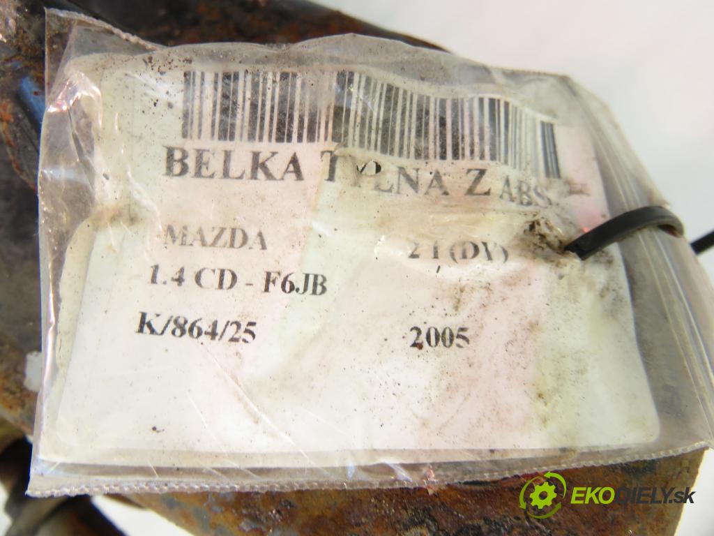 MAZDA 2 (DY) HB 2005 50,00 1.4 CD - F6JA 1399,00 výztuha zadní část ABS