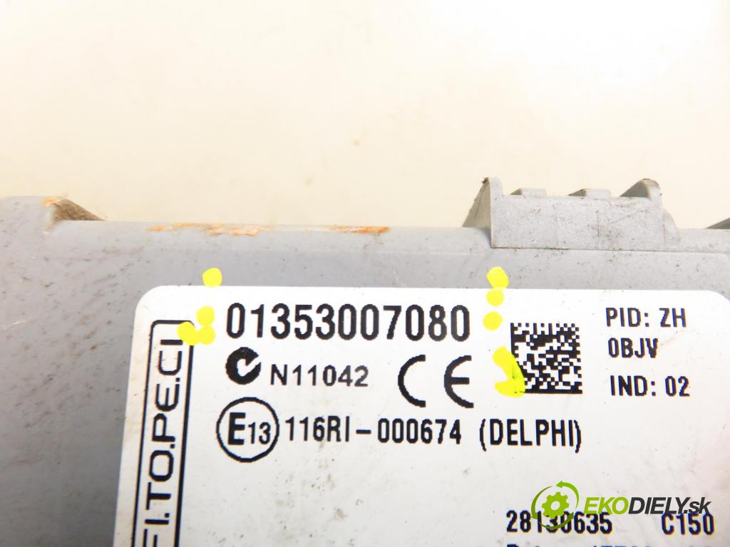 CITROEN NEMO Skrzynia (AA_) FURGON 2008 50,00 1.4 HDi - 8HS (DV4TED) 1398,00 MODUL BSI 01353007080