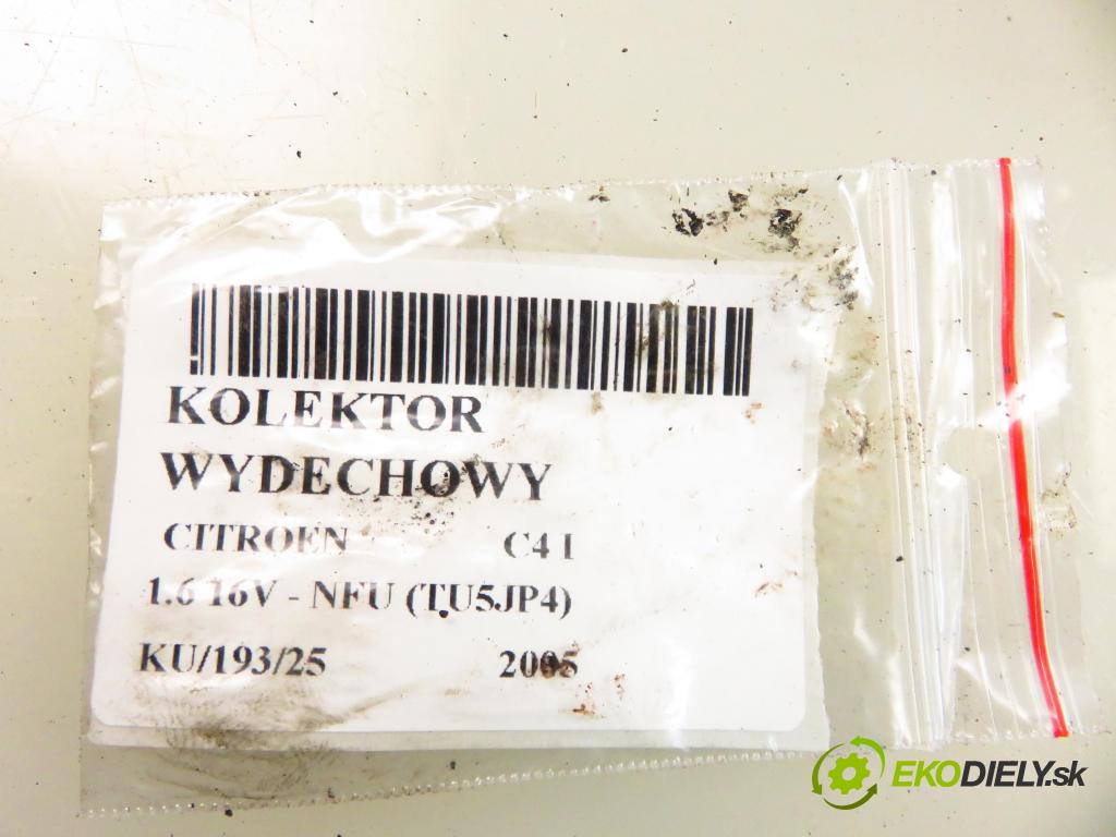 CITROEN C4 I (LC_) HB 2005 80,00 1.6 16V - NFU (TU5JP4) 1587,00 Potrubie VYČERPAT:  (Výfukové potrubie)