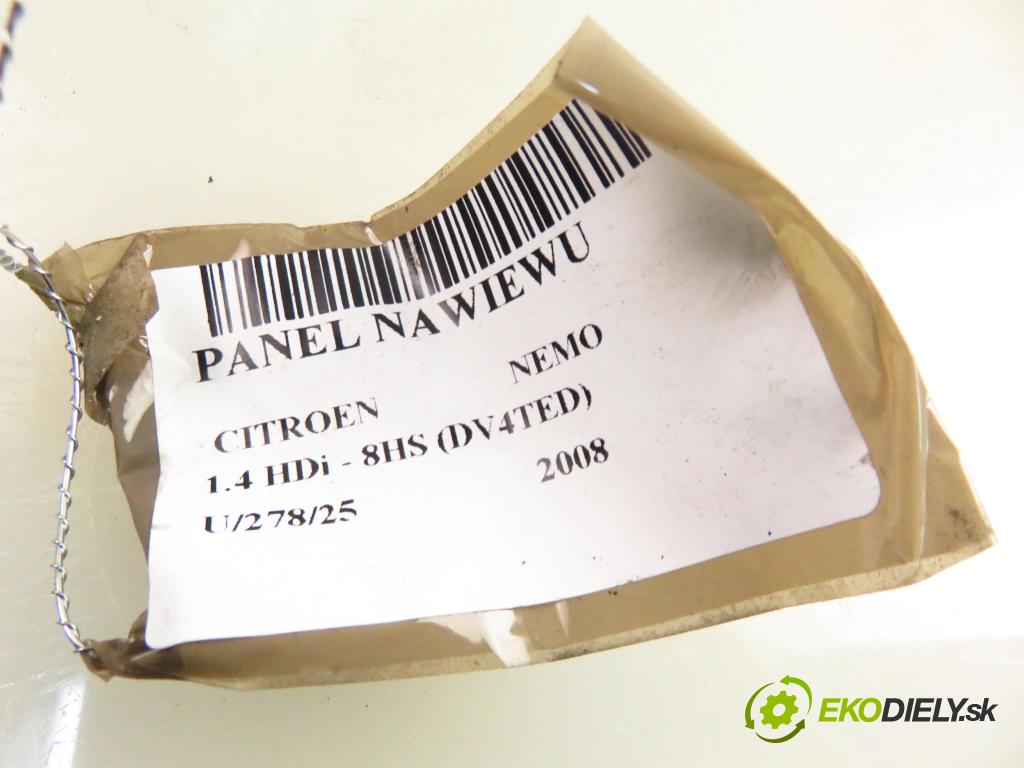 CITROEN NEMO Skrzynia (AA_) FURGON 2008 50,00 1.4 HDi - 8HS (DV4TED) 1398,00 Panel kúrenia 